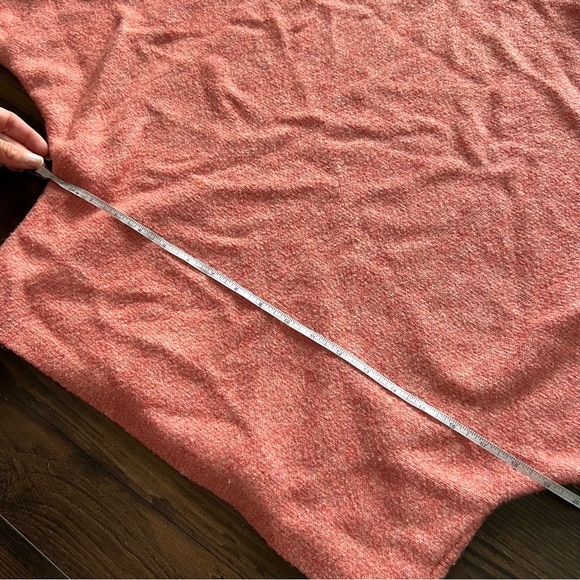 Orange Mock Neck Sweater - Picture 2 of 2